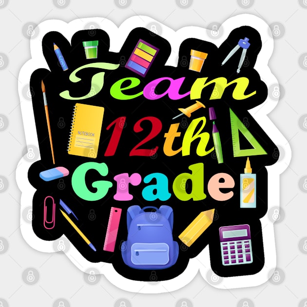 12th grade Sticker by Design stars 5